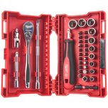 MILWAUKEE 1/4 RATCHET DRIVER AND SOCKET SET - 38 PC SET